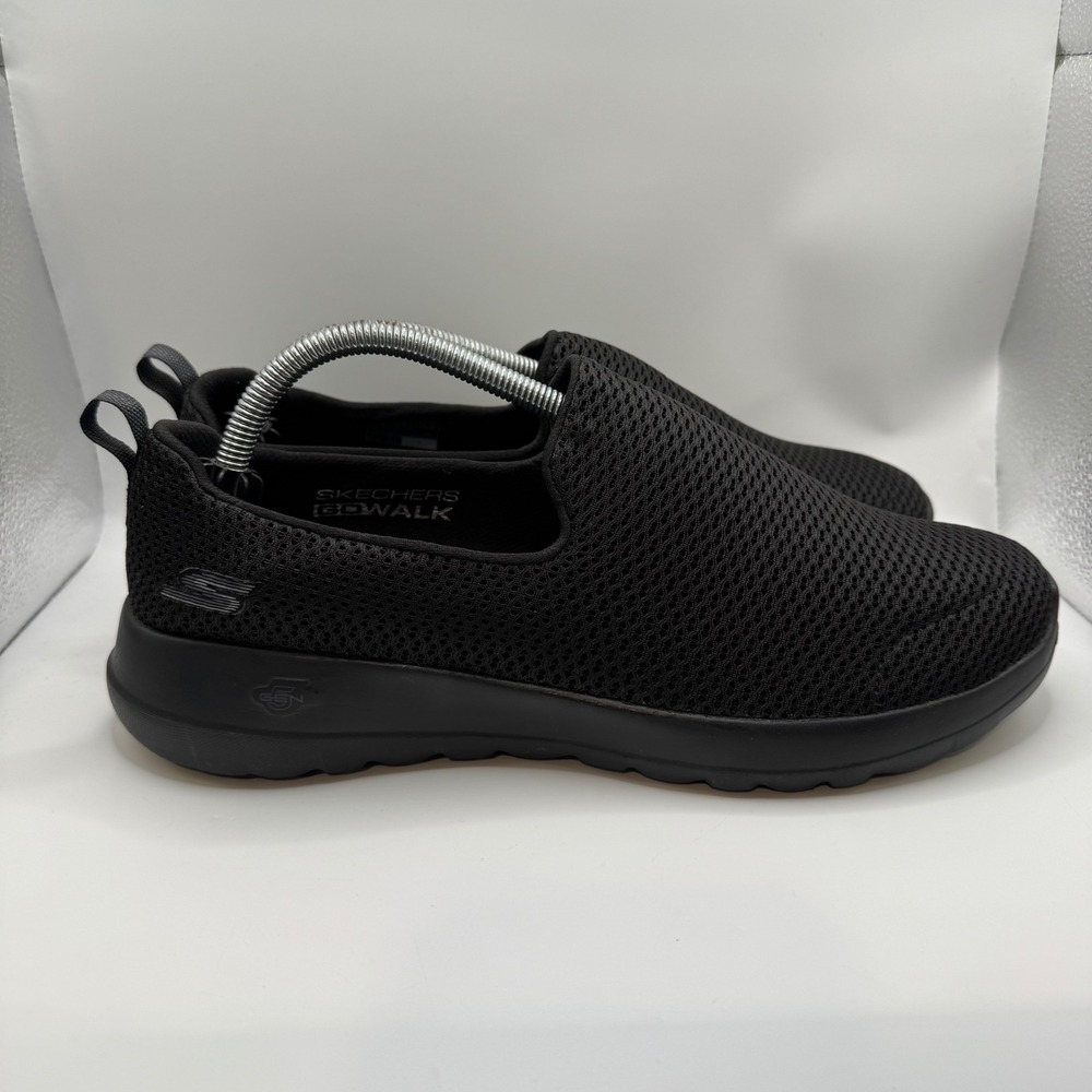 Skechers 10 GoWalk Joy Walking Shoes Womens Black Slip On Mesh 15600 BBK